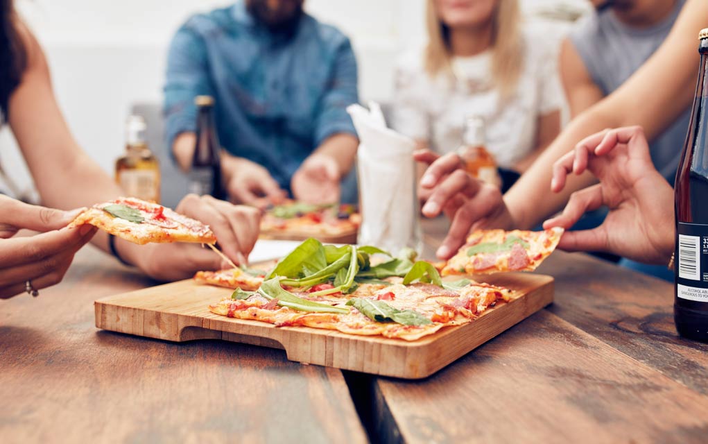 How long do you have to exercise to burn off a slice of pizza?